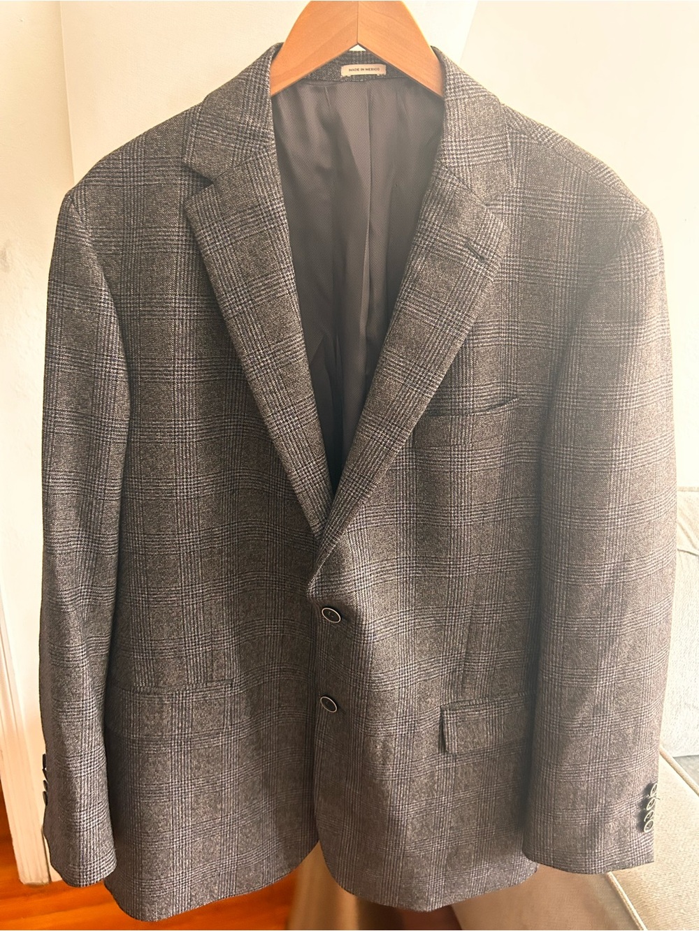 Joseph Abboud Zignone Wool Blazer 46R 2 Button  Sport Coat Preppy Old Money
